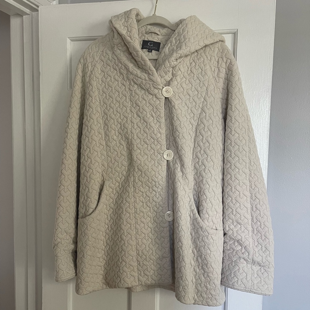 Coldwater Creek quilted jacket. Worn only a few times. Perfect condition!